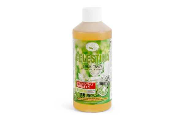 Celestina - přípravek  na mytí nádobí - s vůní trávy - 500 ml (4)