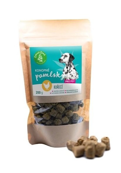 Pamlsky pro psy konopný olej - kuře - 200 g (4)