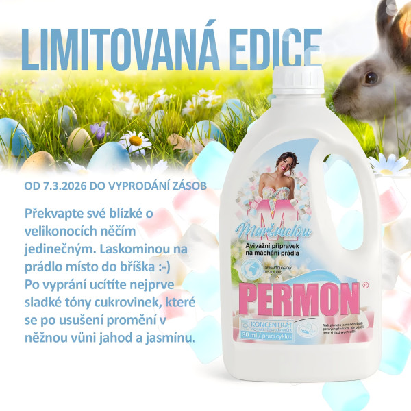 Missiva Permon M Maršmelou - aviváž, máchadlo s vůní cukrovinek - 1,5 l (1)