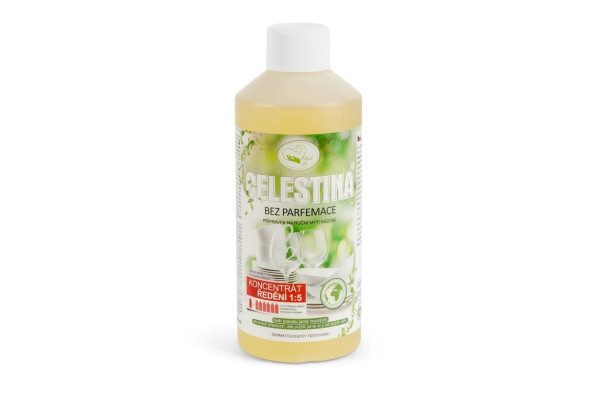 Celestina neparfemovaná - přípravek na mytí nádobí  - 500 ml (4)