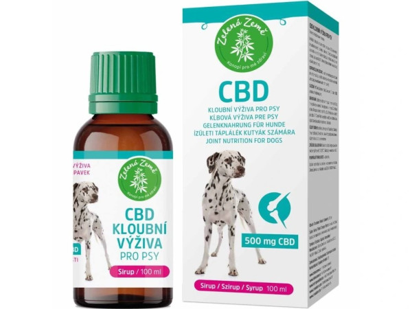 CBD konopí kloubní výživa pro psy – sirup - 100 ml (1)