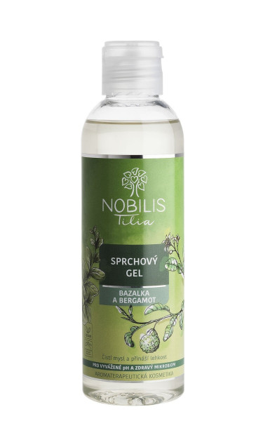 Sprchový gel Bazalka a bergamot - 200 ml (1)