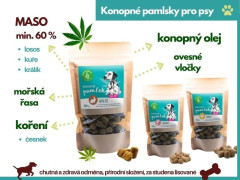 Pamlsky pro psy konopný olej - králík - 200 g (3)